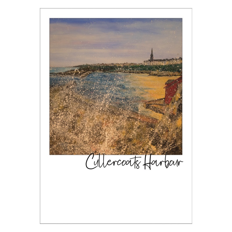 Cullercoats Harbour Postcard